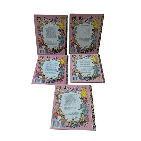 Set Of 5 Little Golden Books Disney Classics: Peter Pan Lady And The Tramp Lion - Picture 2 of 10